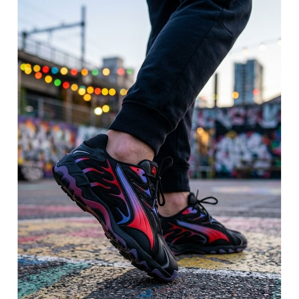 Puma Inhale Lifestyle Runner Men’s 8 (401560-02) “Spider Man” Black/Puma Red
